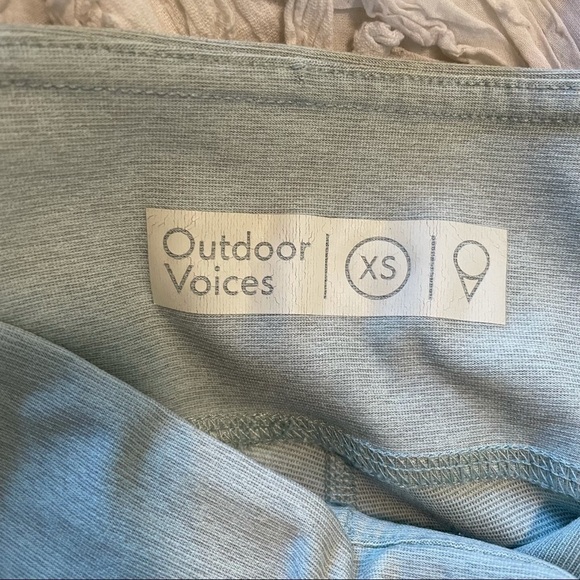 Outdoor Voices Mint Green Workout Leggings XS - Picture 5 of 6
